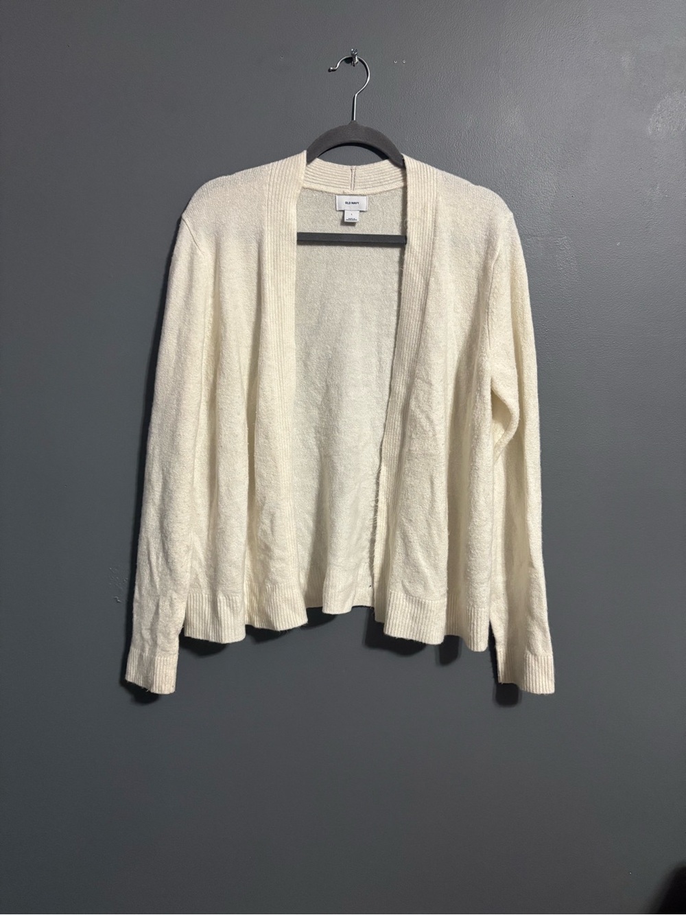 Old Navy ivory Open Front quite luxury minimalist fall Cardigan Women’s L